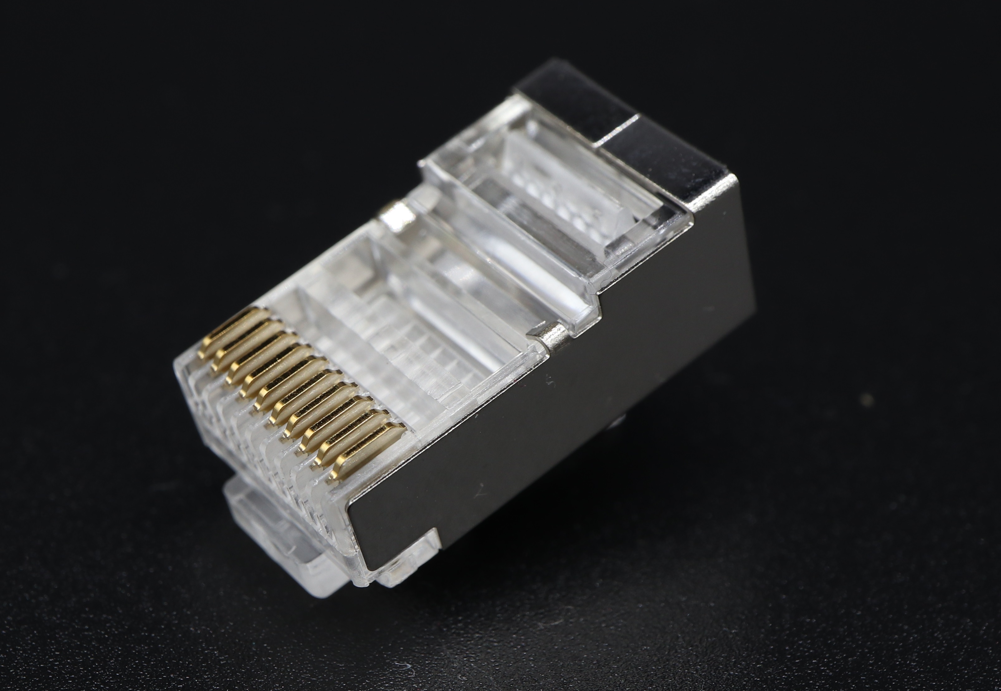 P10-010 RJ48 Modular Plug 10P10C F Shielded