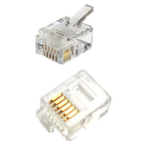 P6-D51 RJ12 Modular Plug DEC-6P6C-F UTP