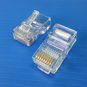 P8-007-4 RJ45 Modular Plug Cat.5E 8P8C-R Short latch