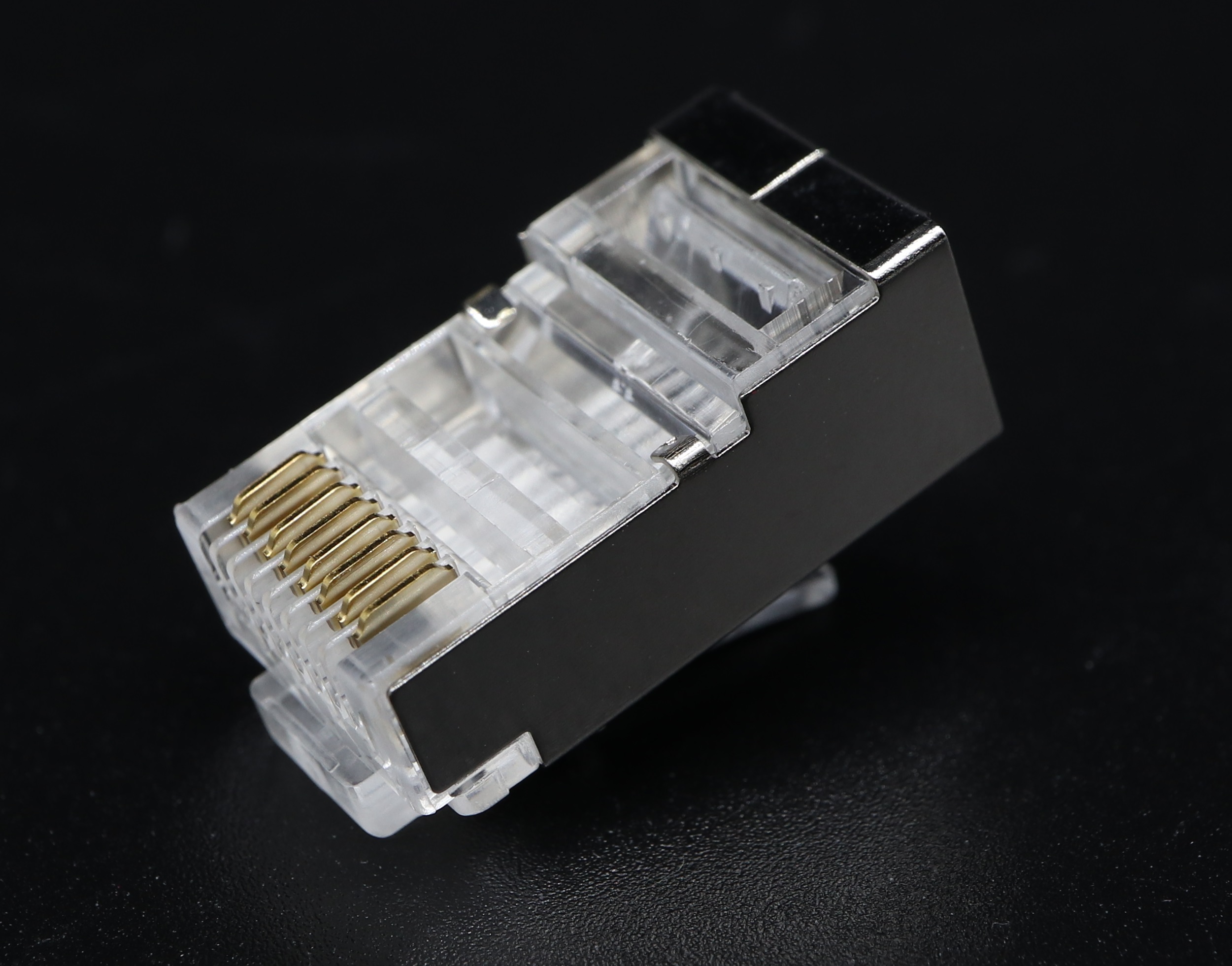 P8-020-10 RJ45 Modular Plug Cat.6 Shielded 2 Rows 8P8C-F