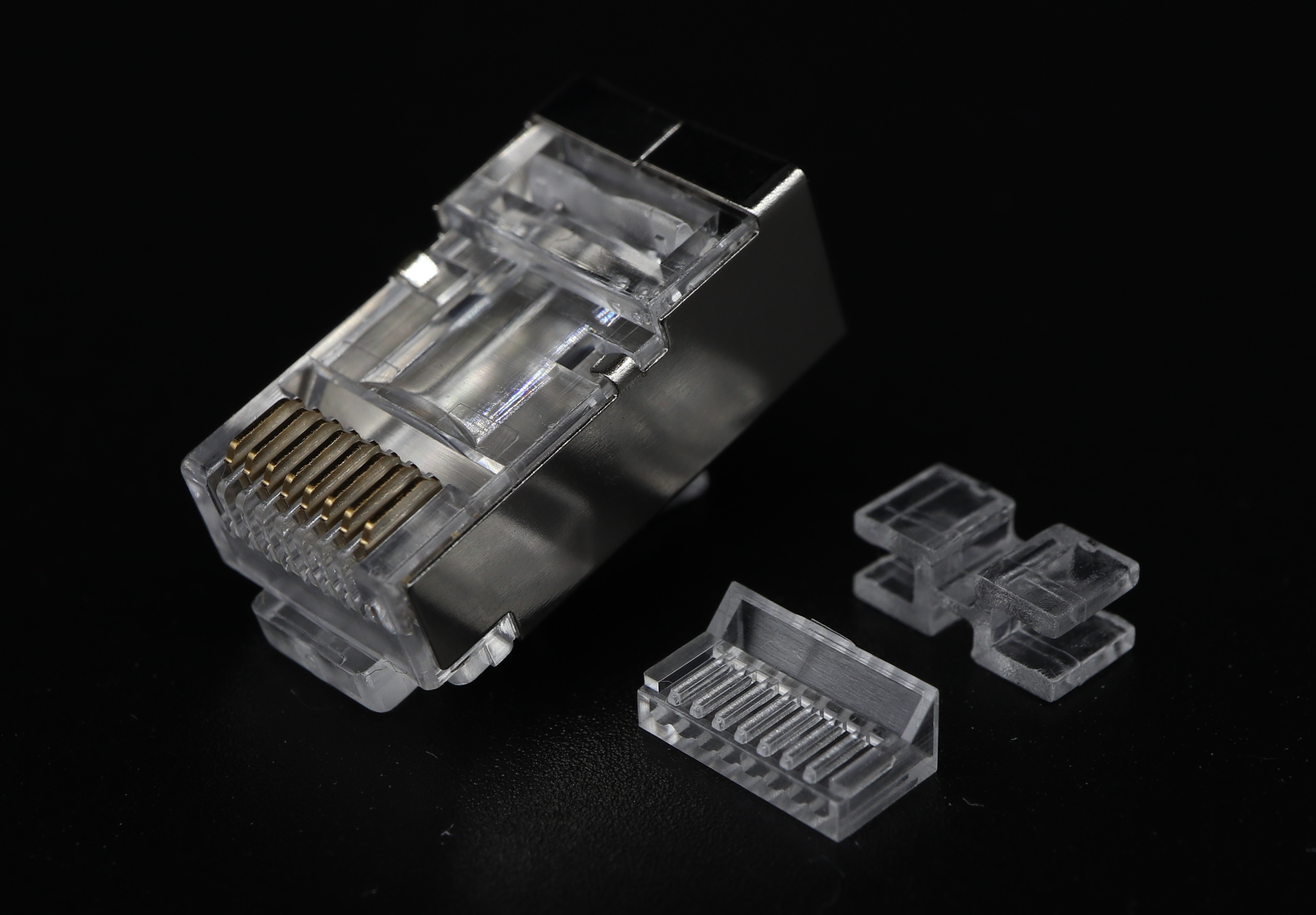 P8-050-1 RJ45 Modular Plug Cat.6 Shielded 8P8C-F-RV